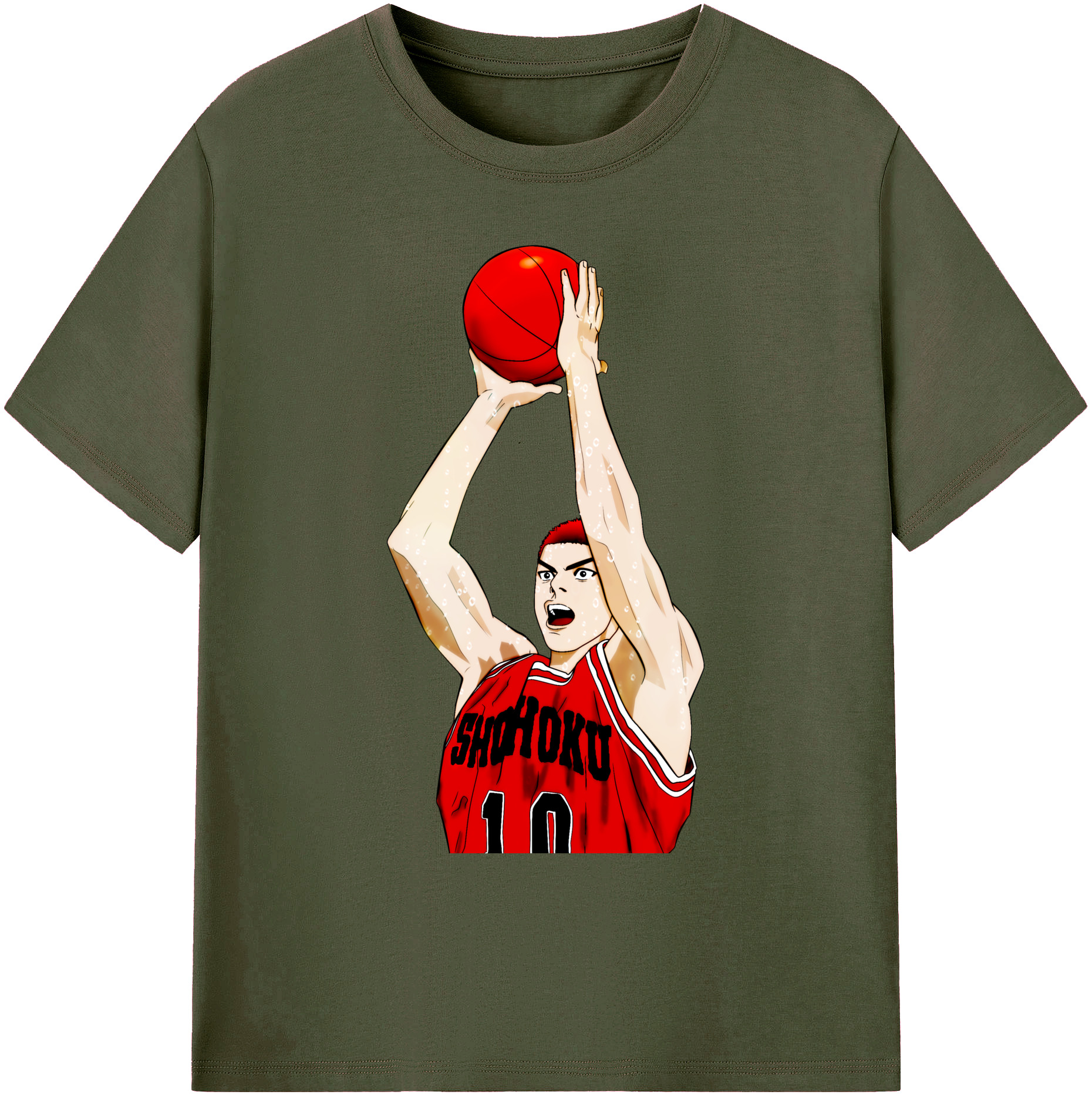 （画像用） SLAM DUNK／スラムダンク 綿100％ メンズ半袖Tシャツ｜肌触りやわらか＆通気性
